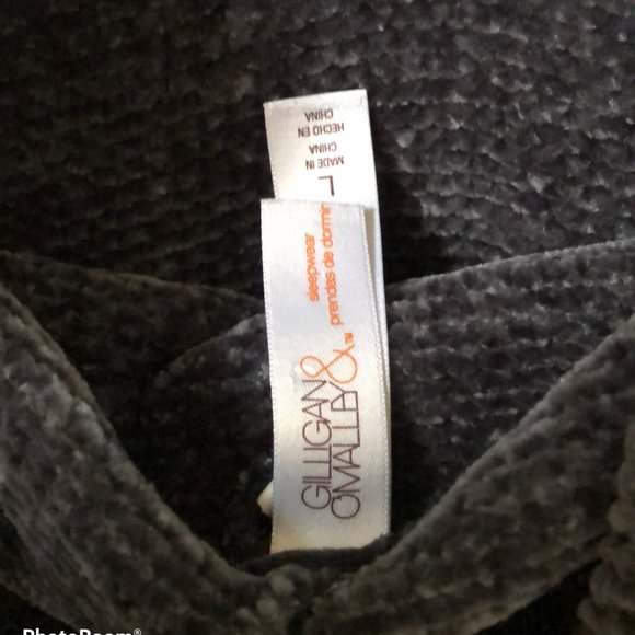 Gilligan OMalley Soft Chenille Sleepwear Top Sz L - Picture 3 of 3